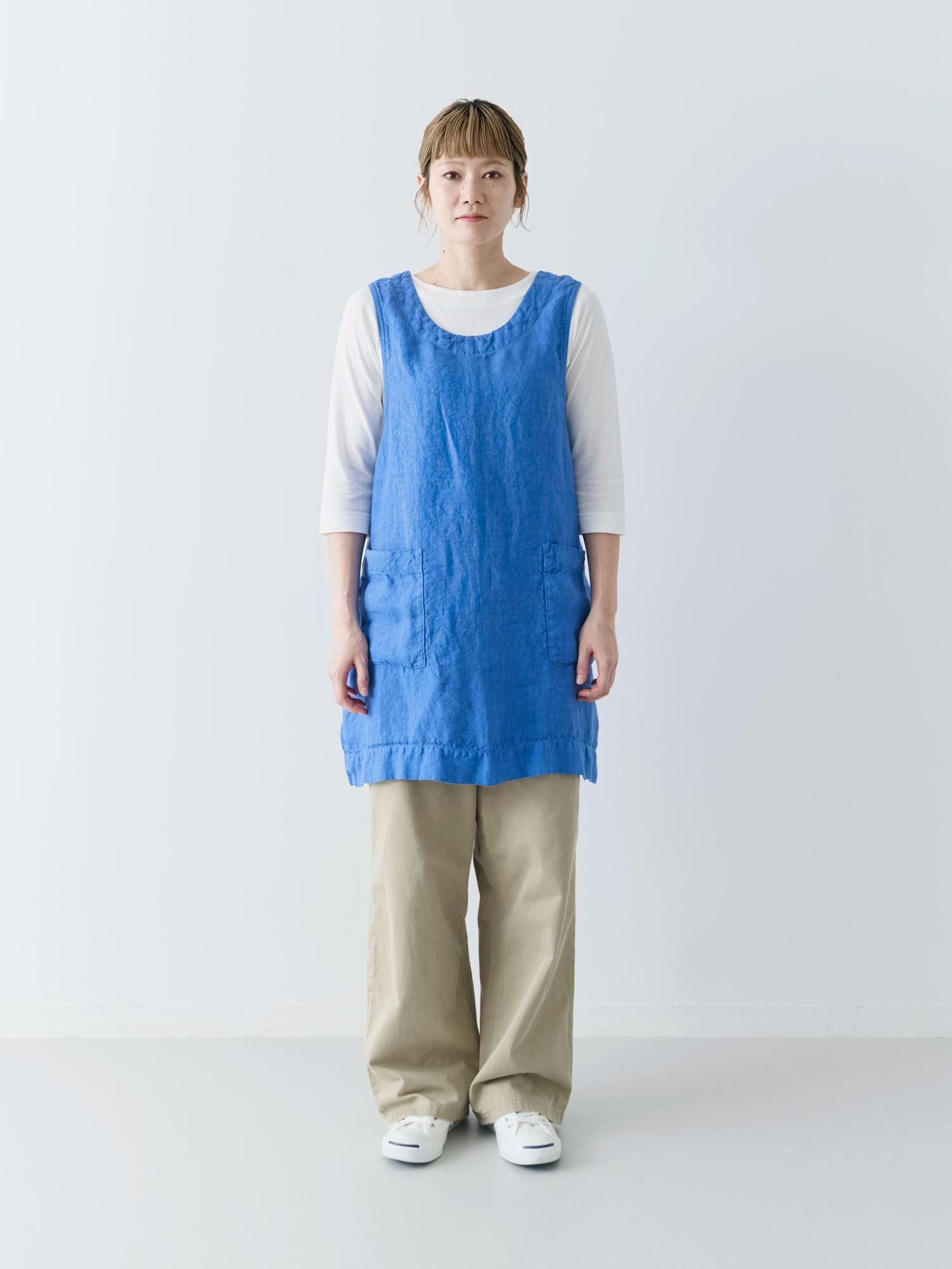 MALK online store 】 KINOTTO / オックスプルオーバーエプロン 麻 100