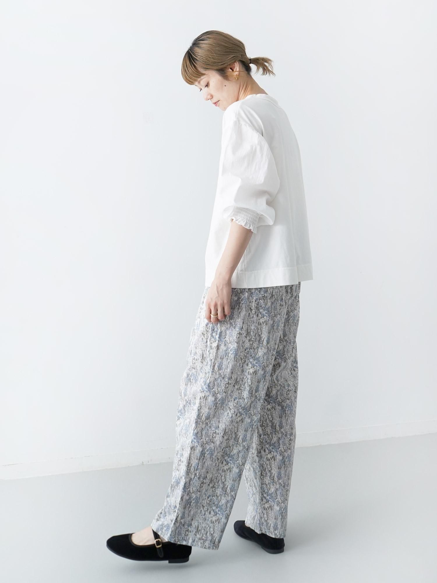 MALK online store 】grin / gardenプリントイージーパンツ 綿