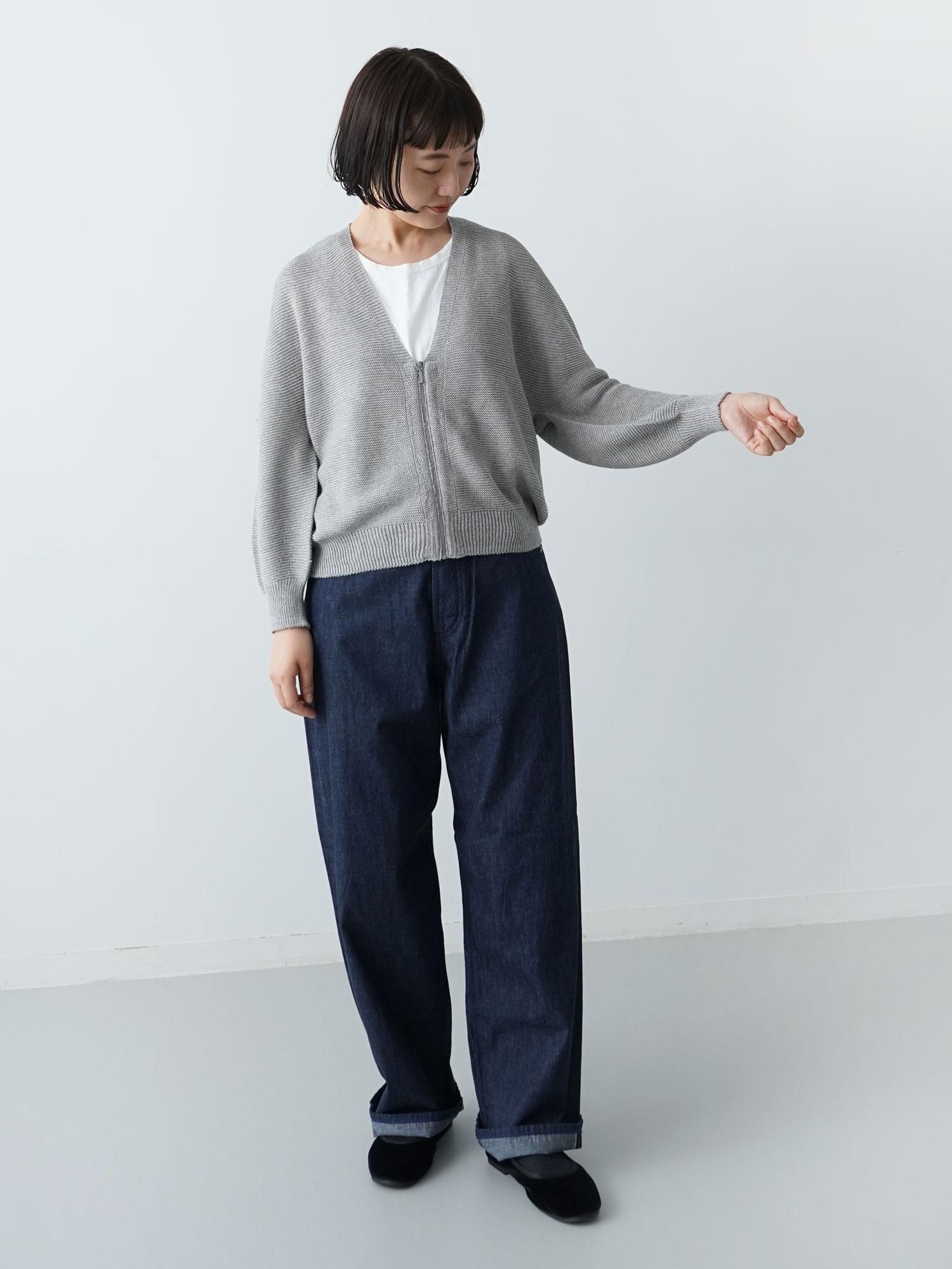 MALK online store 】grin / ストローヤーンZIPバウンド