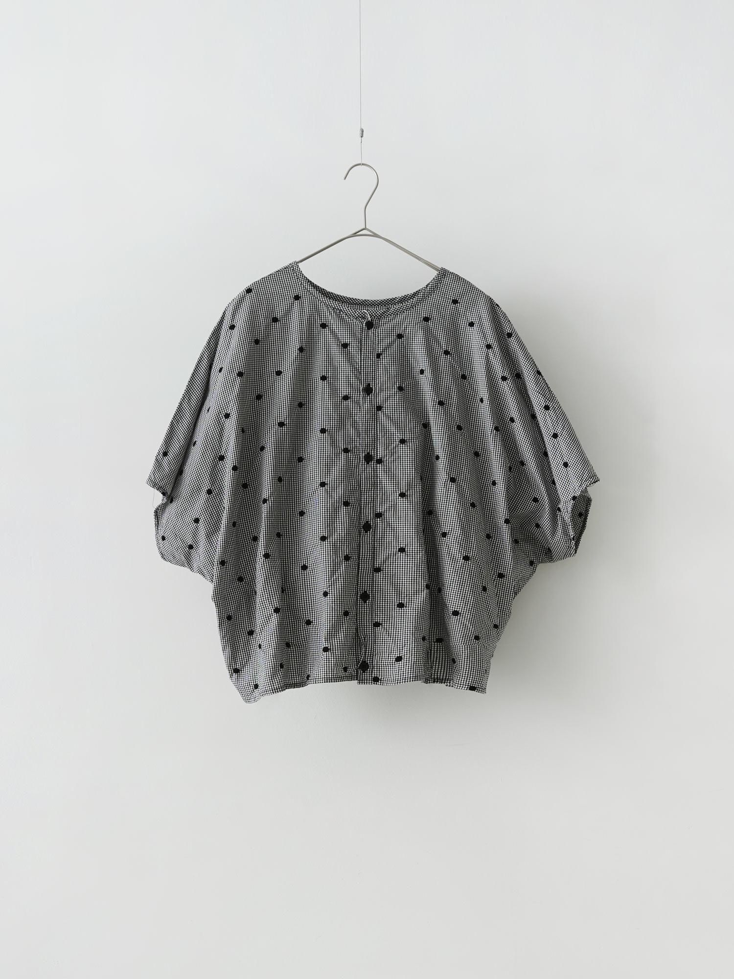 ドット刺繍　2WAYカーディガン