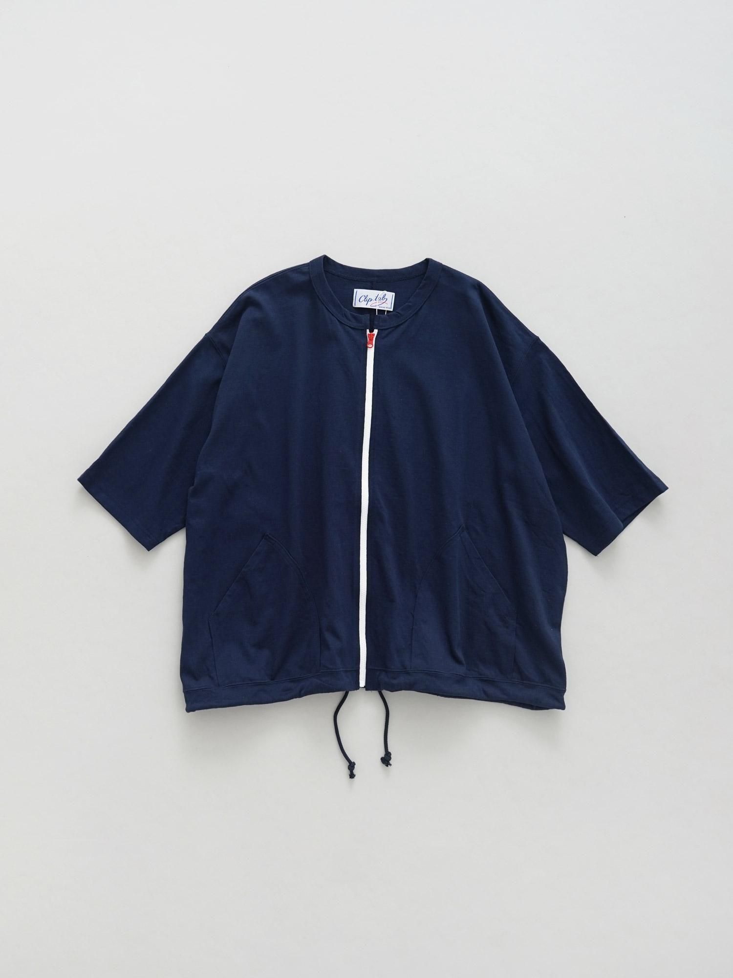 17/-天竺　ZIPカーディガン