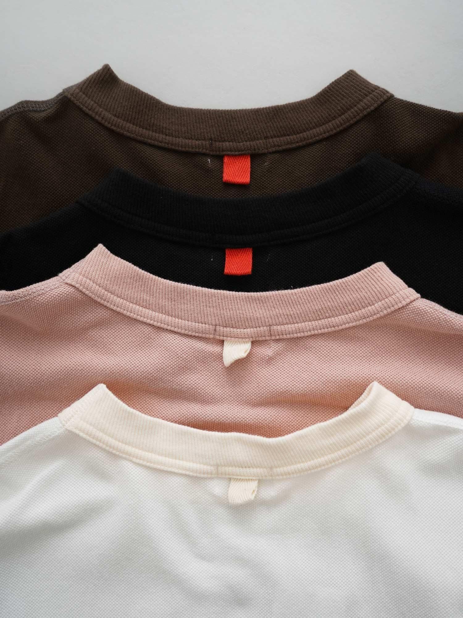 NATURAL LAUNDRY(ナチュラルランドリー)　カノコ　ホリゾンタルＴ　7252C-012-680チョコ NATURAL LAUNDRY LAUNDRY(ナチュラルランドリー) カノコ