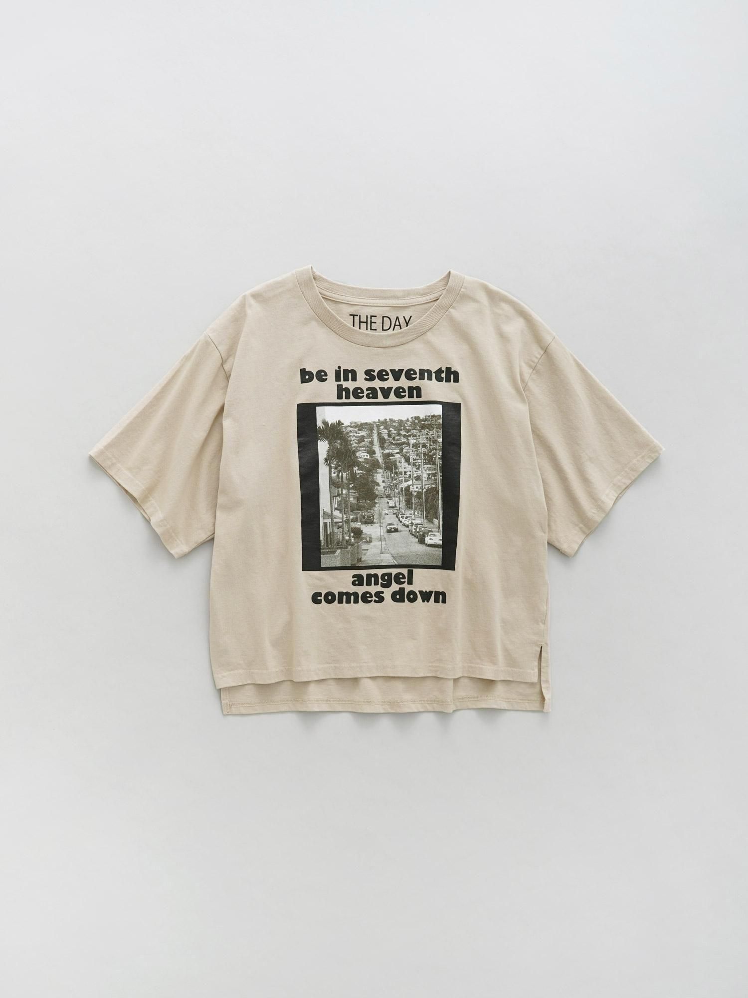 angel comesプリント　Tシャツ
