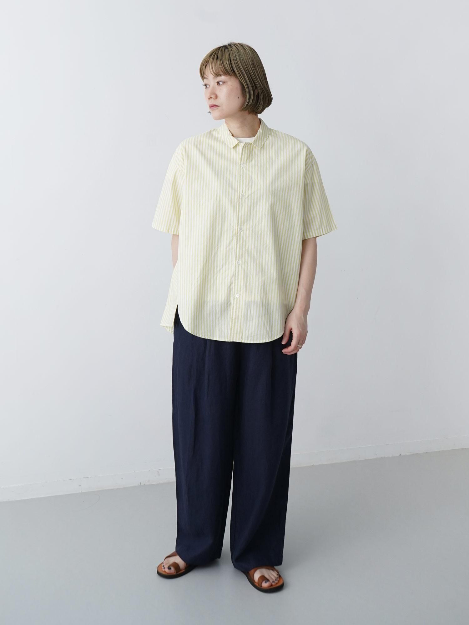 完売】 美品 ヴェリテクール ストライプ ロングシャツ ヨーク