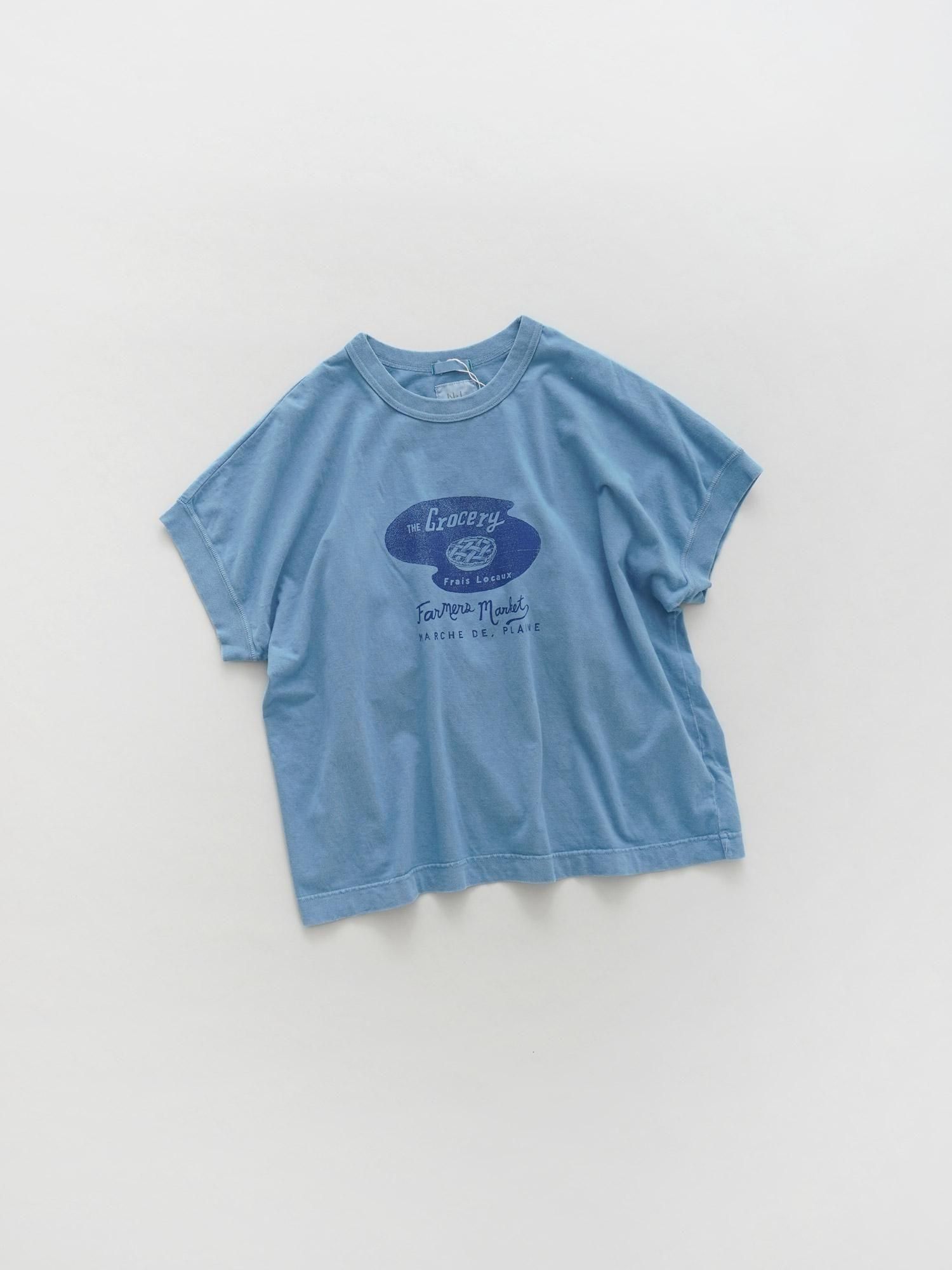 硫化染め天竺　ドルマンリブTシャツ