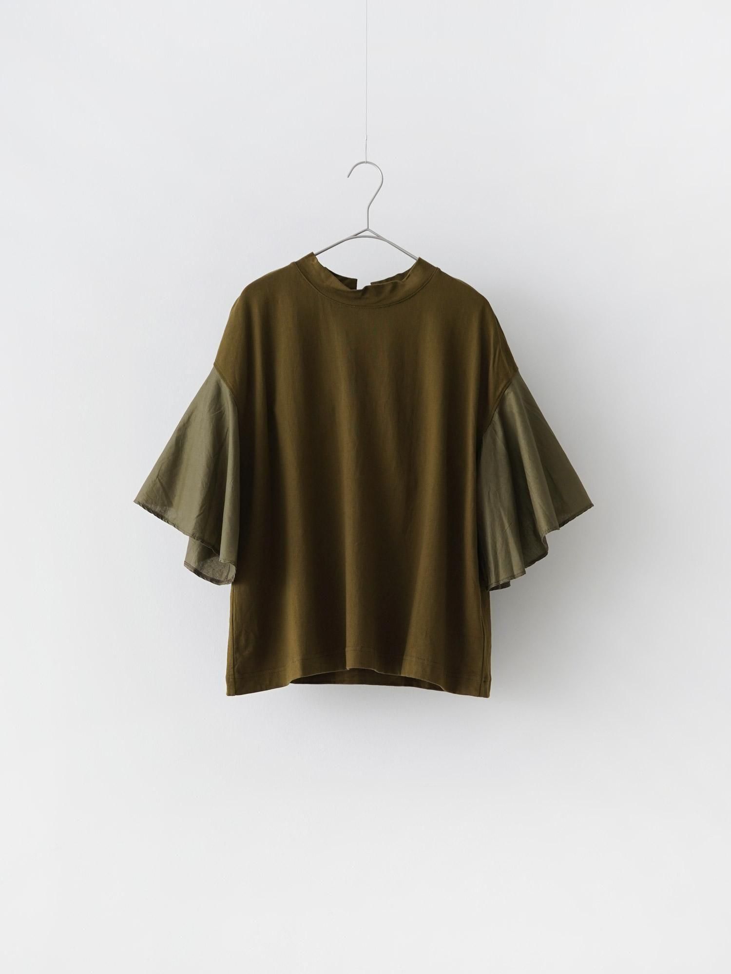 ソフト天竺クラフト　フレアスリーブプルオーバー<img class='new_mark_img2' src='https://img.shop-pro.jp/img/new/icons3.gif' style='border:none;display:inline;margin:0px;padding:0px;width:auto;' />