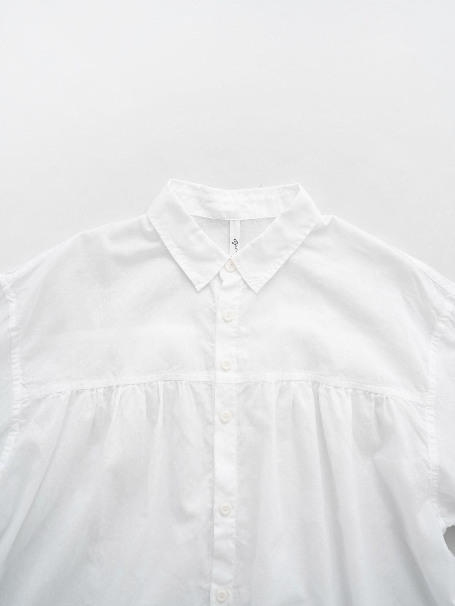 MALK online store 】grin / 100/2ボイルワイドスリーブシャツ