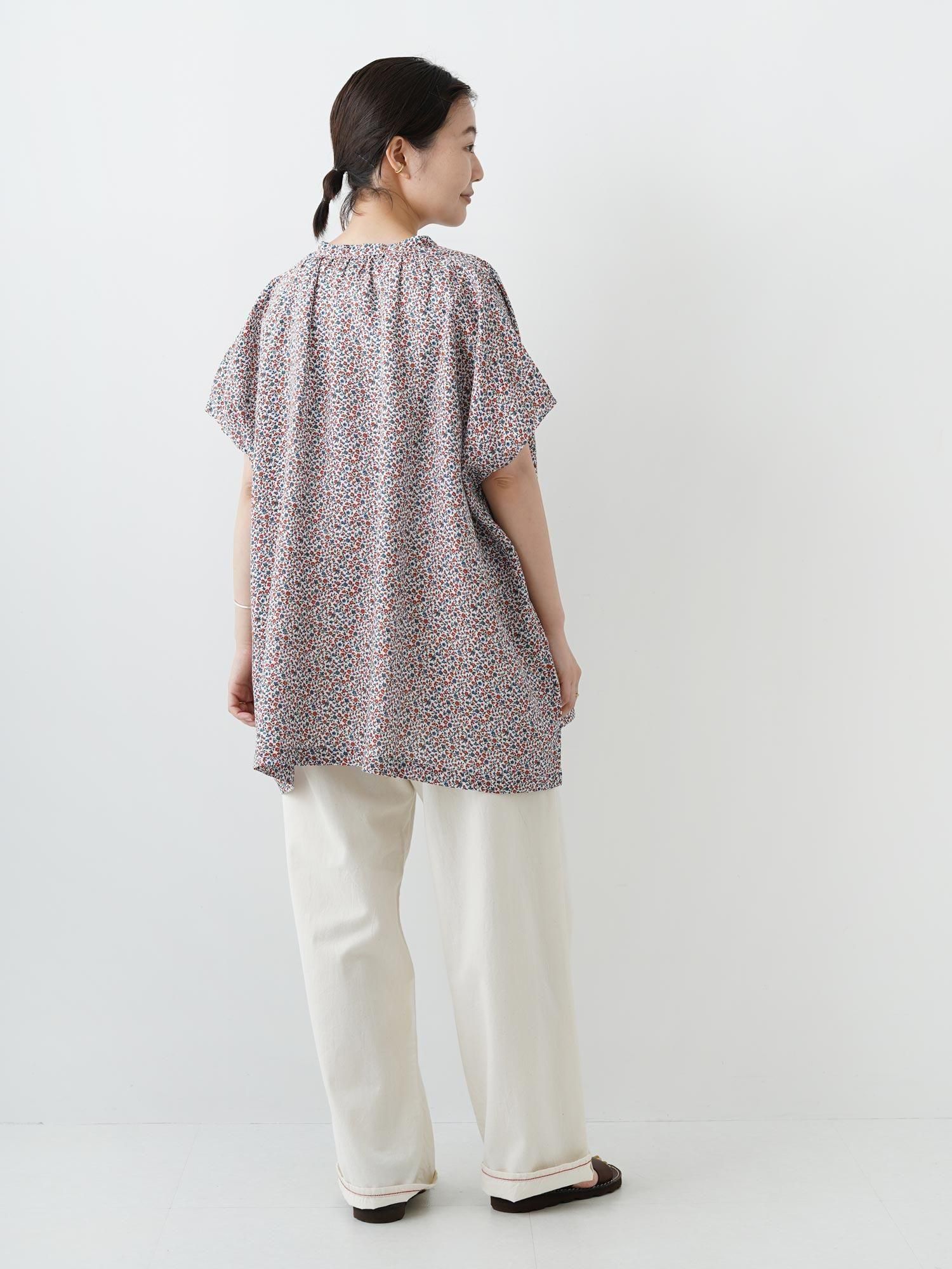 MALK online store 】NATURAL LAUNDRY / リネン小花プリント