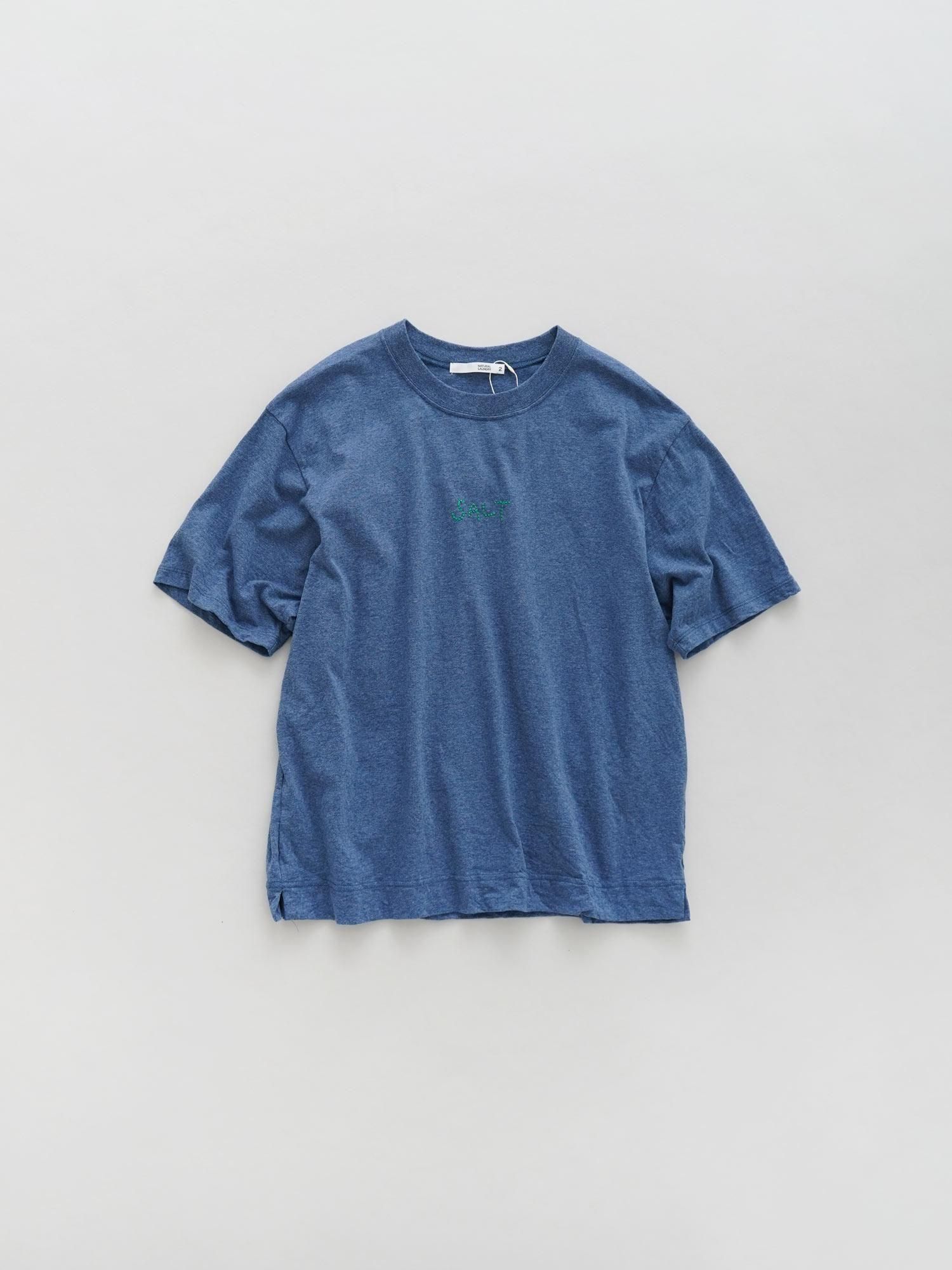 TOP天竺　ソルト刺繍Tシャツ