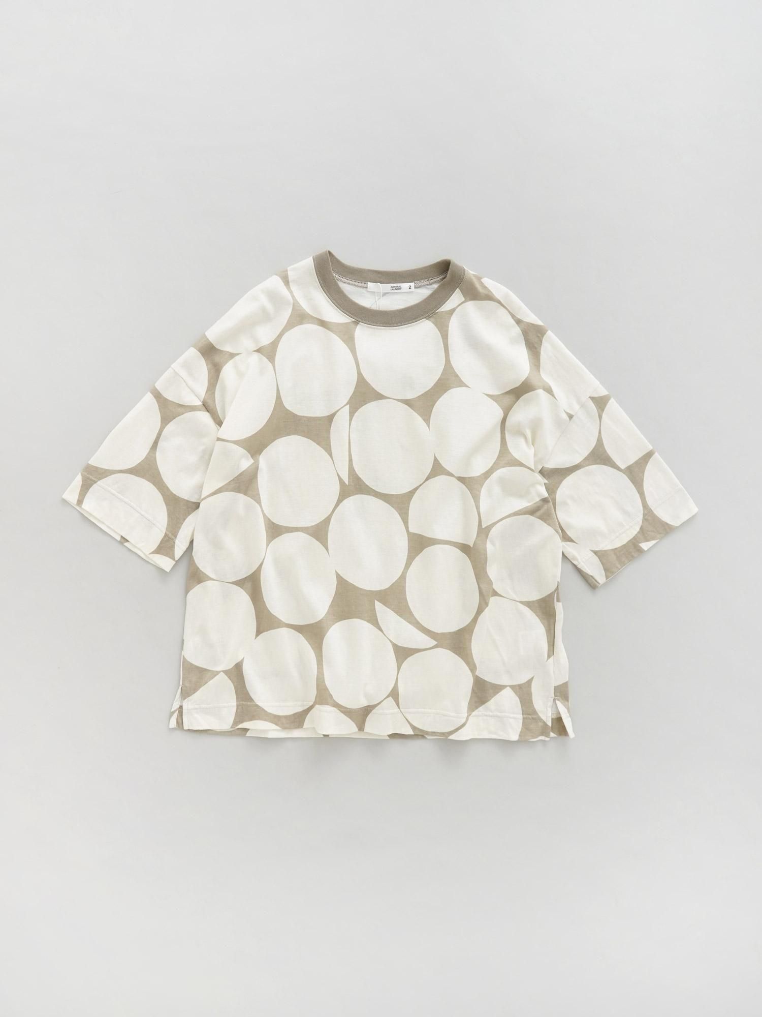 ドット天竺　5分袖プルオーバー<img class='new_mark_img2' src='https://img.shop-pro.jp/img/new/icons3.gif' style='border:none;display:inline;margin:0px;padding:0px;width:auto;' />