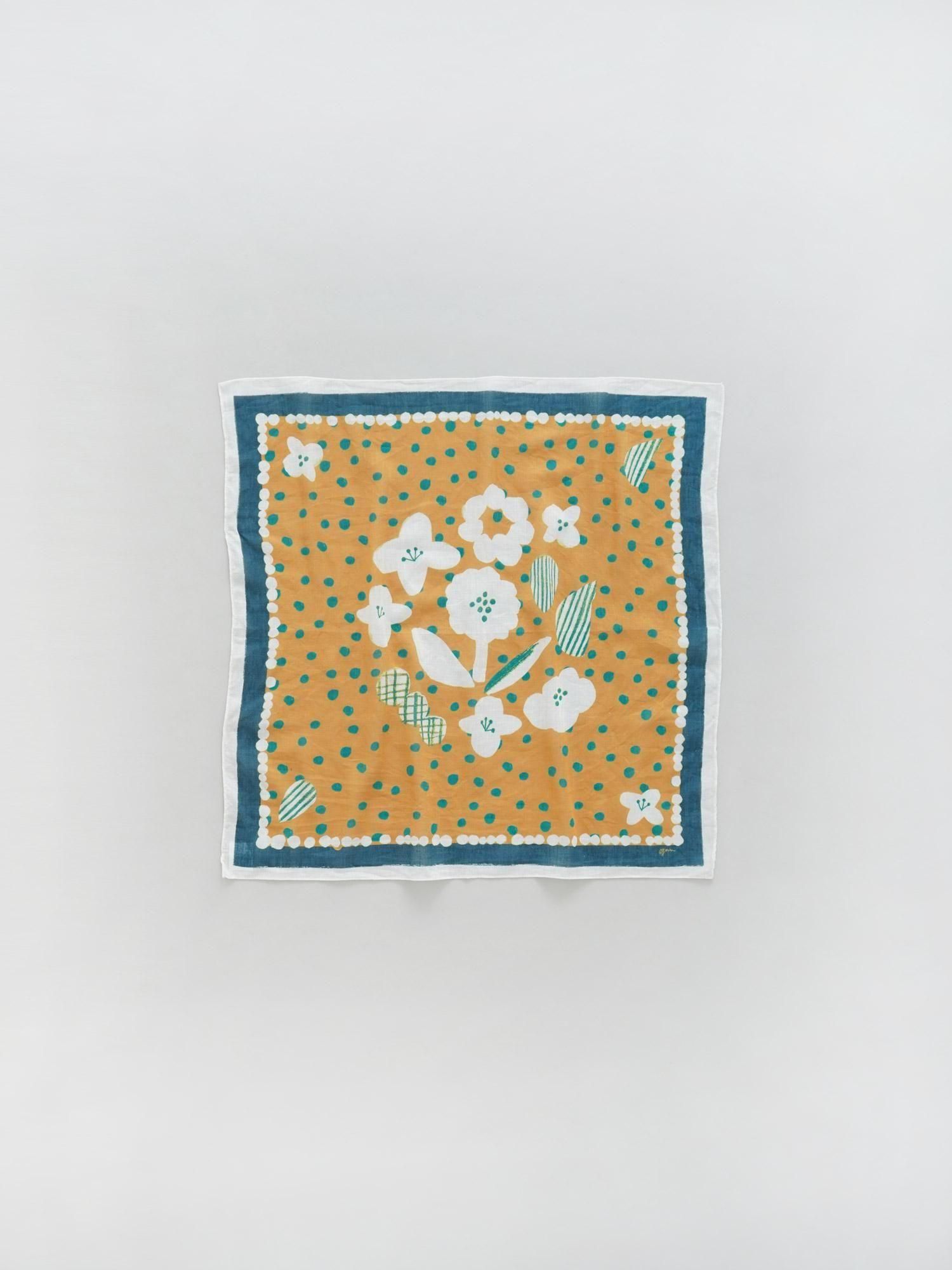 OLD バンダナ　4種セット MALK online store 】grin / コットンシルクミニDOTflowerバンダナ 綿