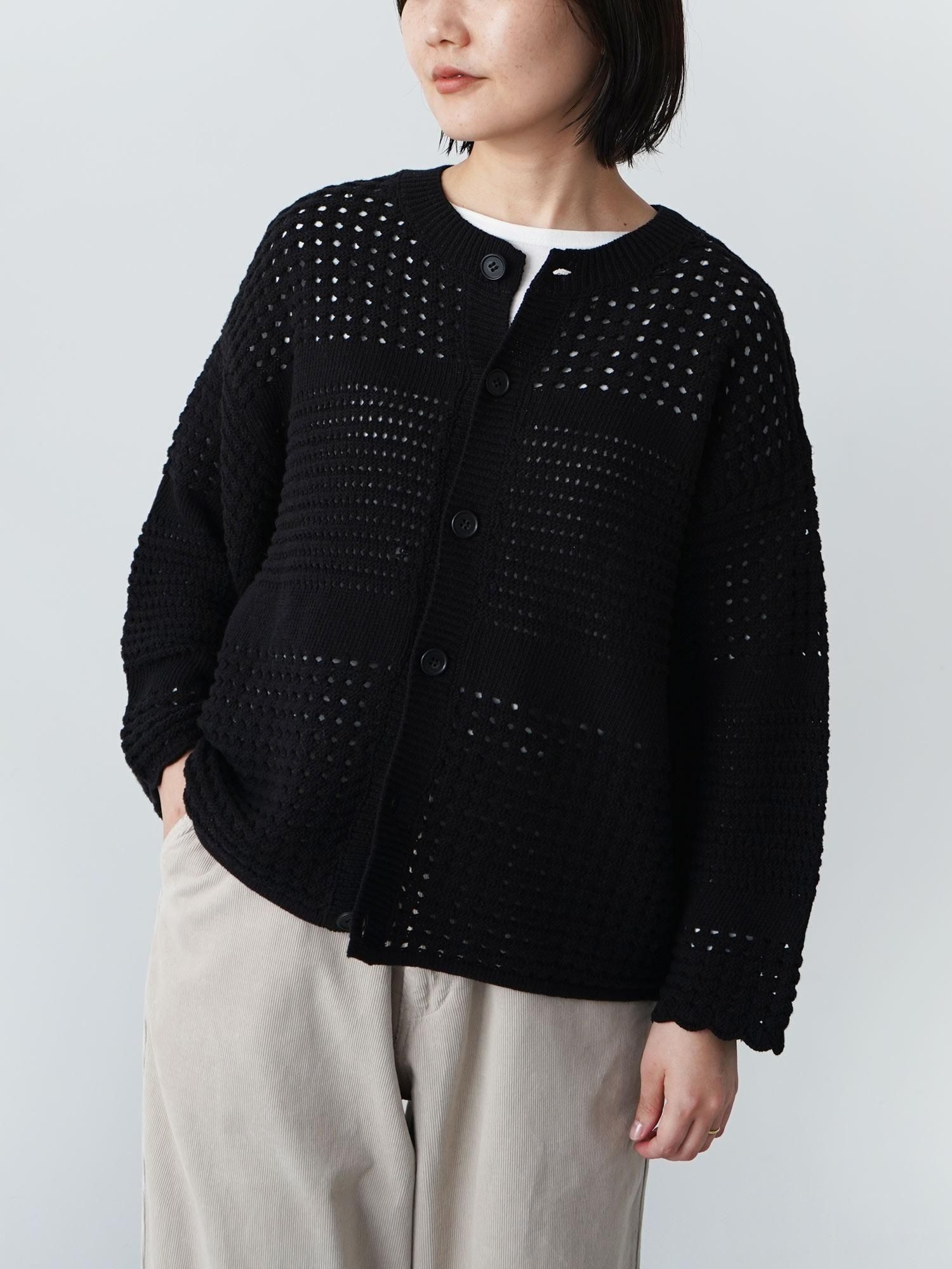 MALK online store 】NATURAL LAUNDRY / コットンホールニット