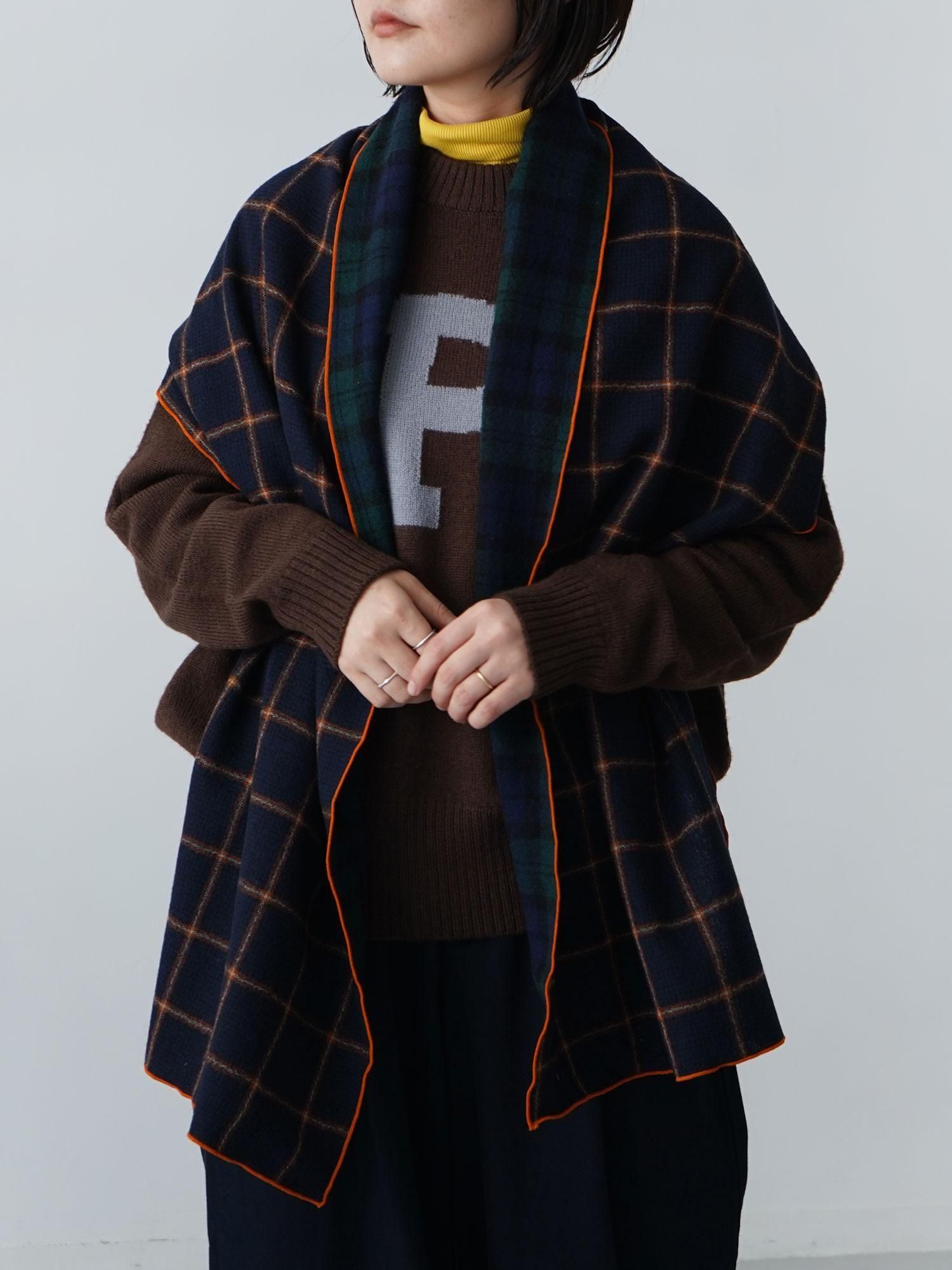 MALK online store 】NATURAL LAUNDRY / ウールガーゼチェック