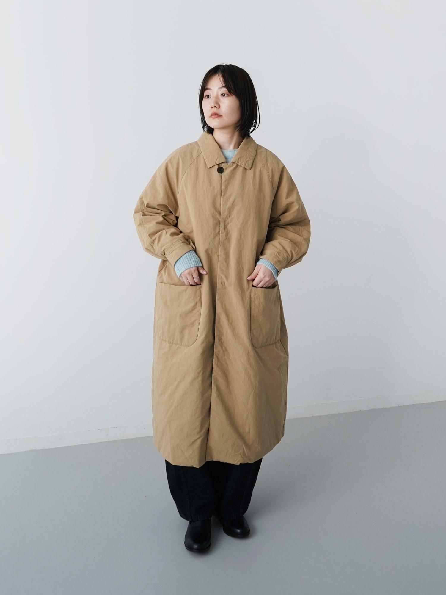 MALK online store 】grin / CLシーチング中綿タックスリーブコート 綿