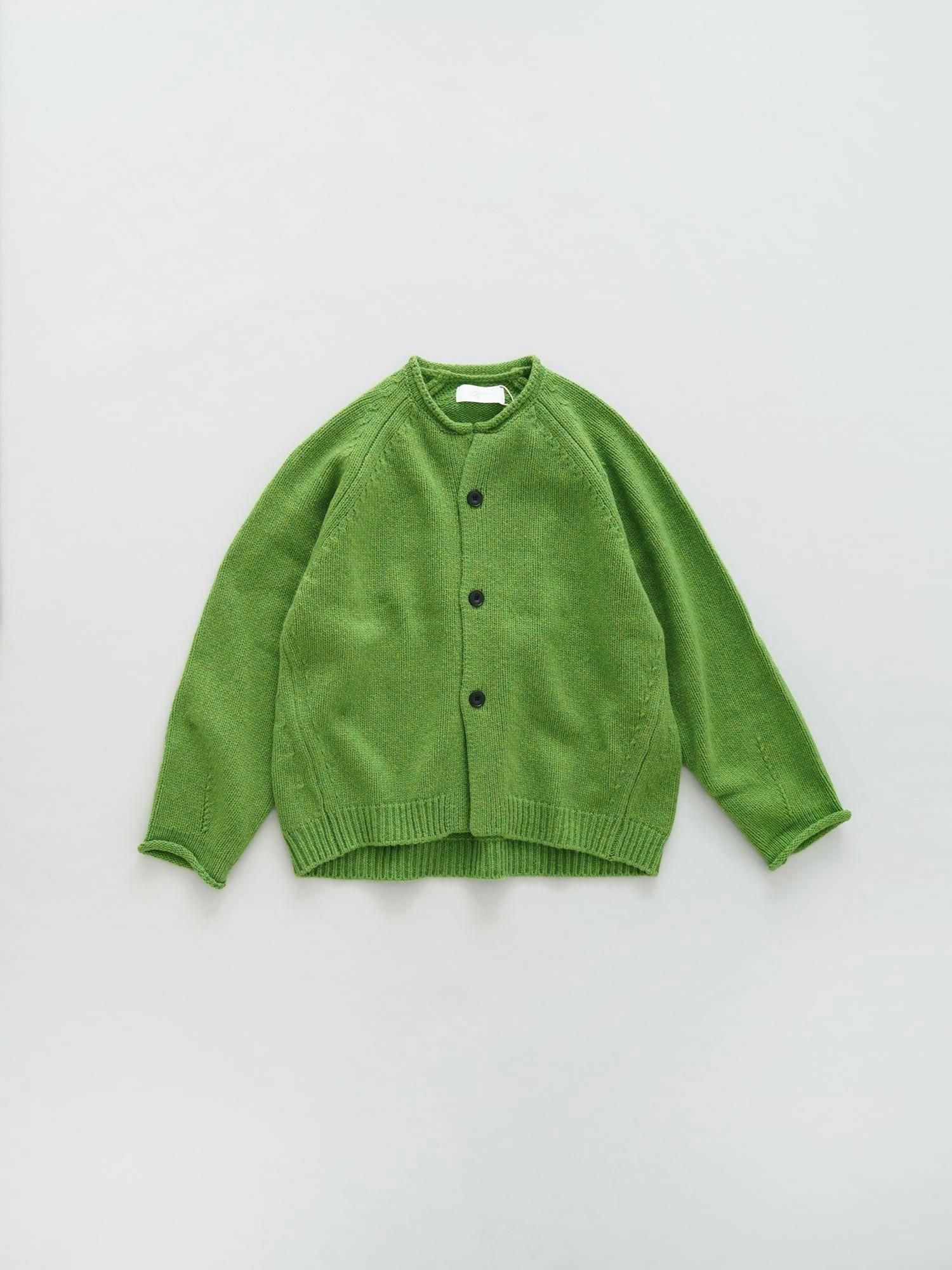 MALK online store 】grin / シェパードAirラグランカーディガン 毛 80