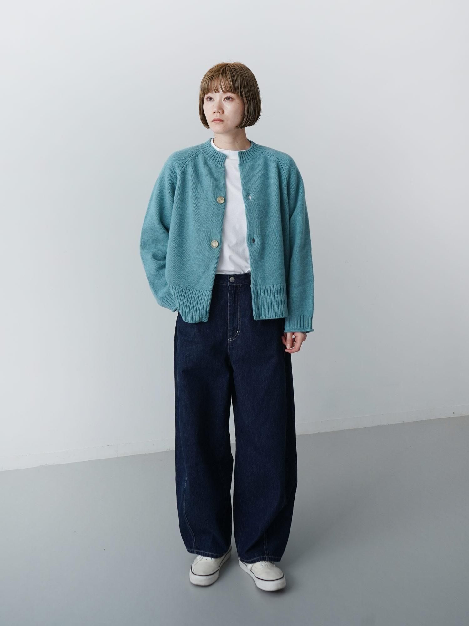 MALK online store 】grin / メリノウールカーディガン 毛 100