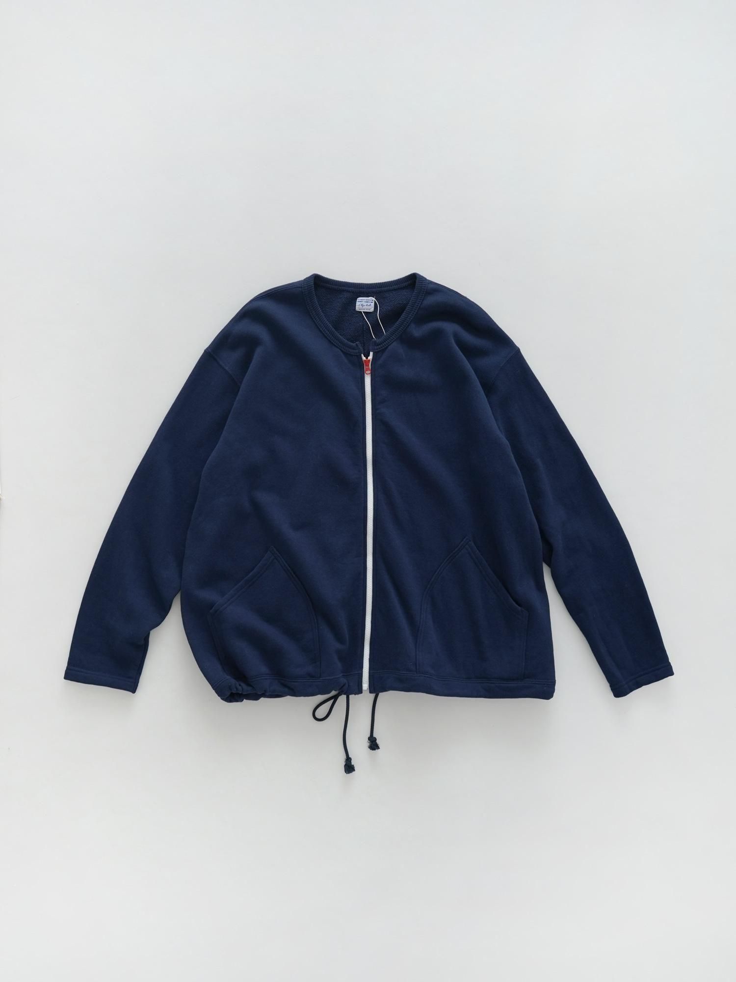 MALK online store 】CLIP.TAB / アズマ裏毛ZIPカーディガン 綿 100