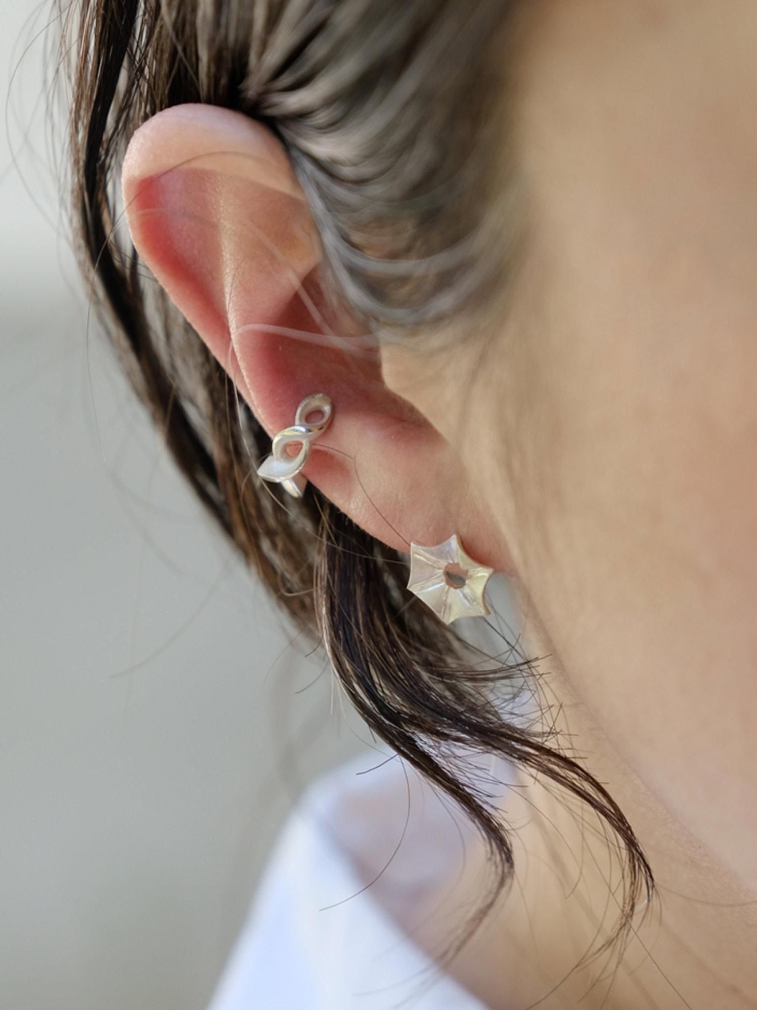 桃色の雲◆高品質✧ブラックオパールピアス✧14kgf MALK online store 】 鶫 tsugumi 銀小物製作所 / pullman silver