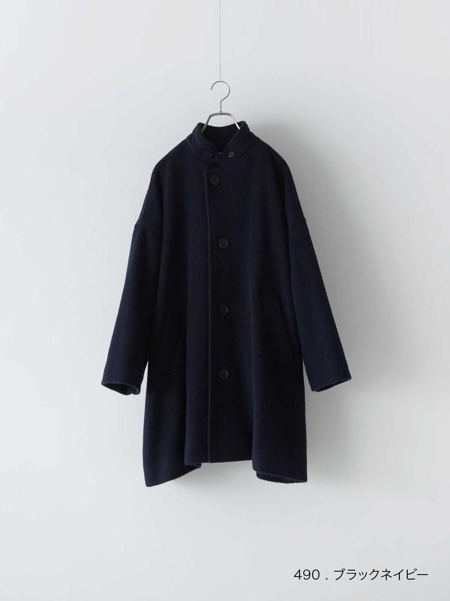 MALK online store 】grin / リウールシャギースタンドハーフコート 毛