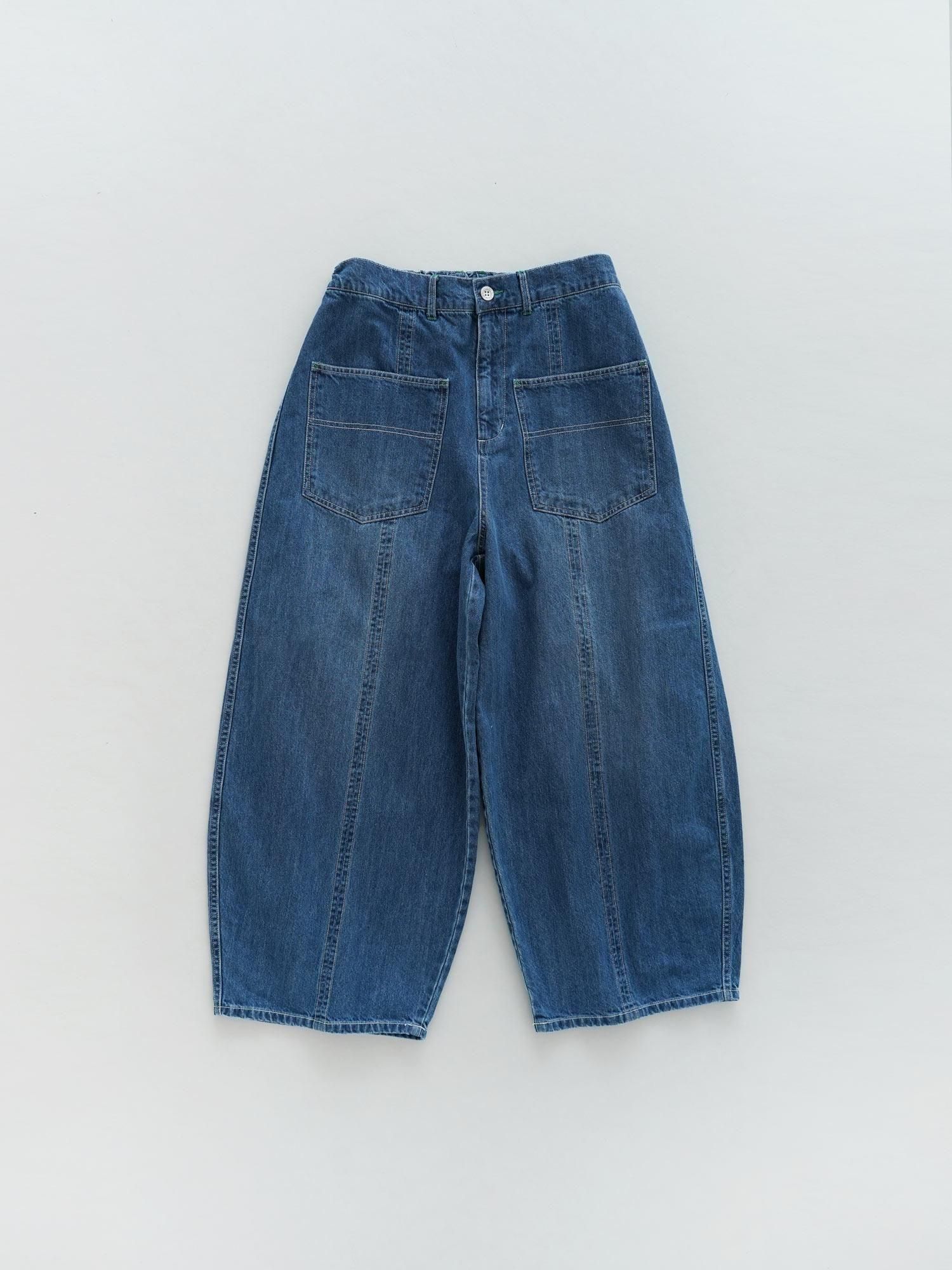 おはむ MALK online store 】CLIP.TAB / 10ozデニムジャンブルパンツ 綿 100
