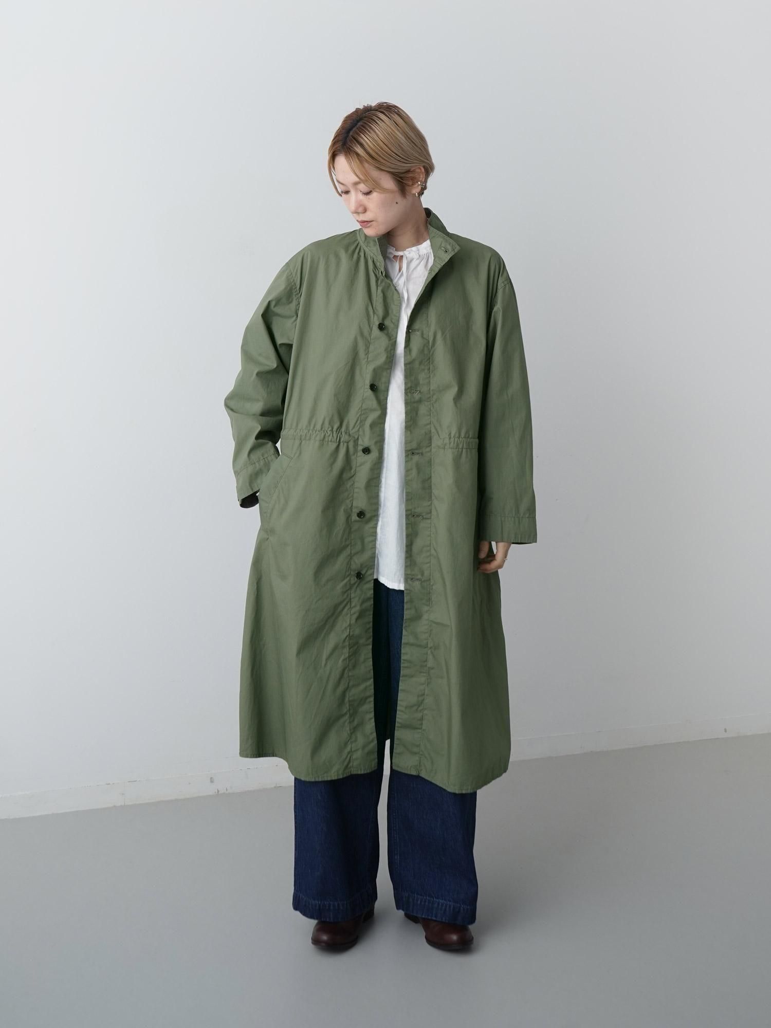 MALK online store 】grin / ホースクロススタンドコート 綿 100% 別布