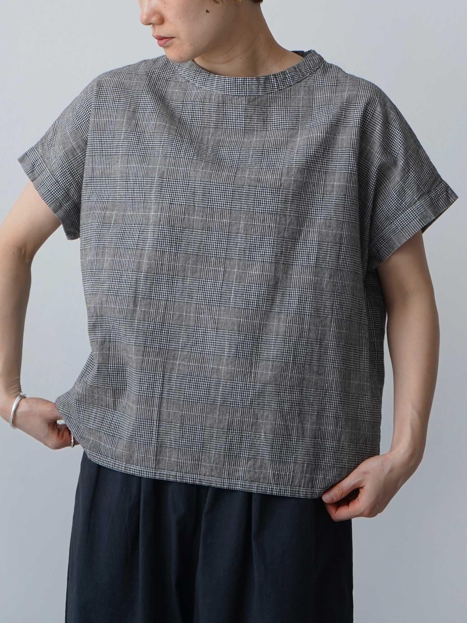 MALK online store 】 grin / モノトーンチェックボックスプルオーバー