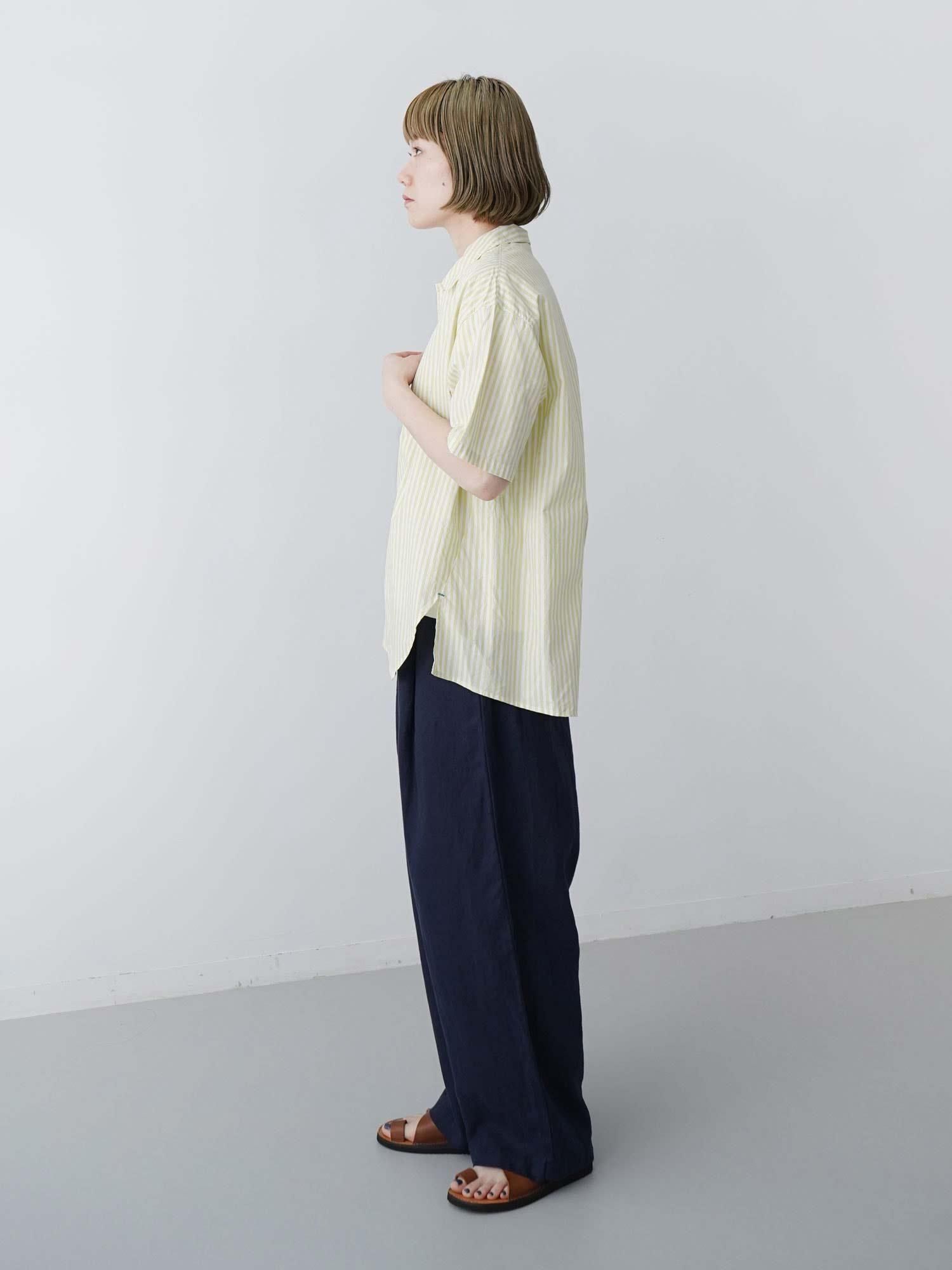MALK online store 】NATURAL LAUNDRY / 綿麻ライトタイプライター半袖