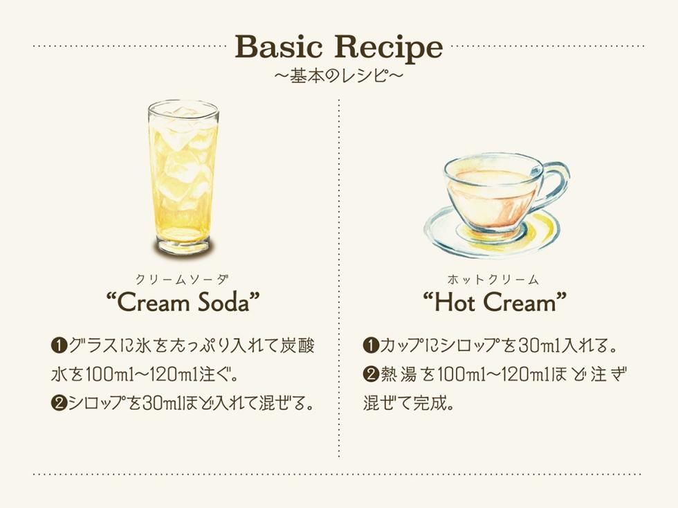 Cream Syrup - Regular Bottle - クリームシロップ・レギュラー