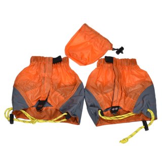 登山用 靴カバー オレンジ/グレー 防水ゲイター 男女兼用 フリーサイズ GLD4448AT19