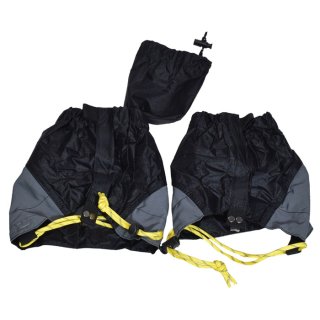 登山用 靴カバー ブラック/グレー 防水ゲイター 男女兼用 フリーサイズ GLD4431AT18