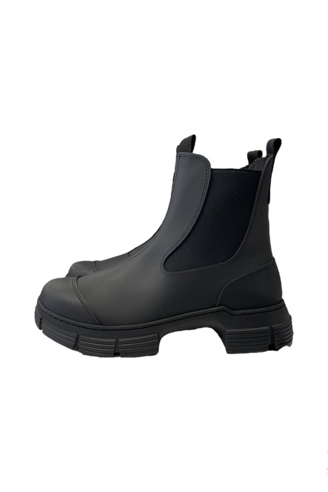 Recycled rubber city boot / GANNI