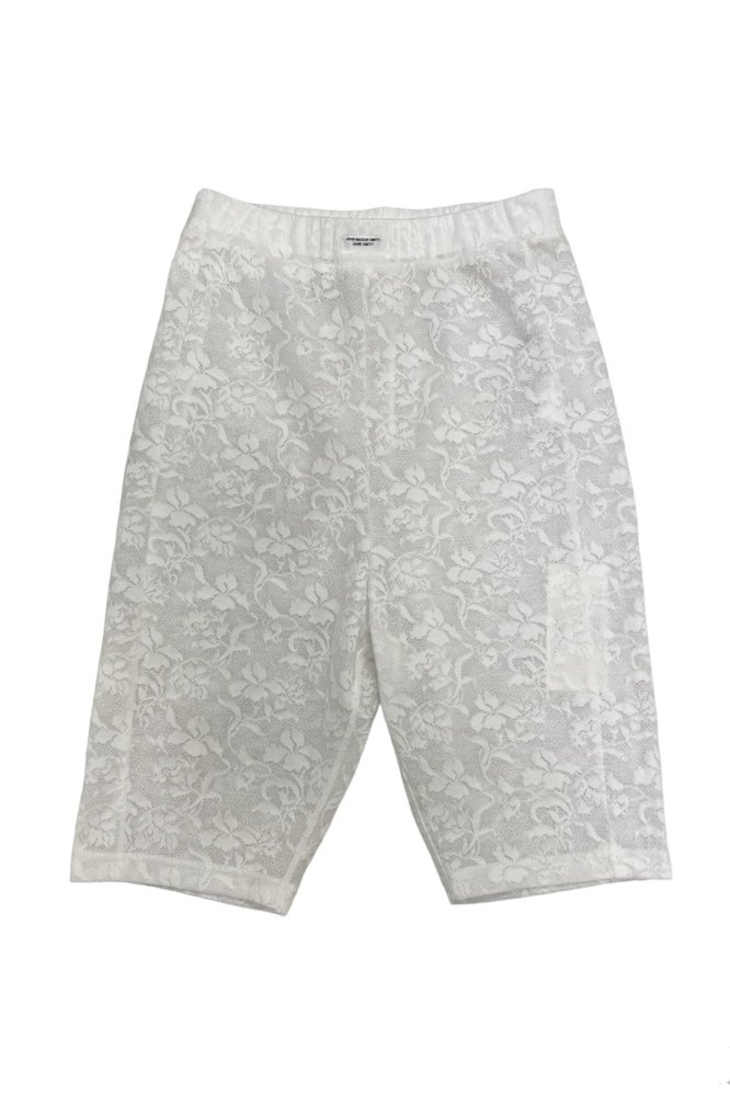 LACE JACQUARD CYCLE PANTS (White) / janesmith 