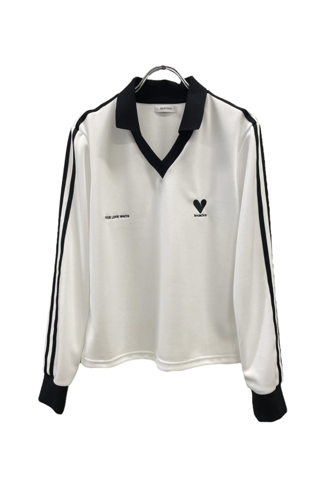 90's vibes Football Tshirt(White) / BASICKS