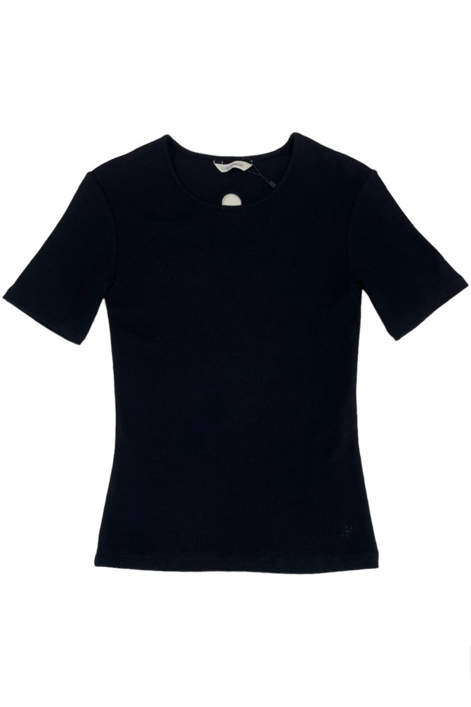 Fitted rib tee(2color) / HOLZWEILER