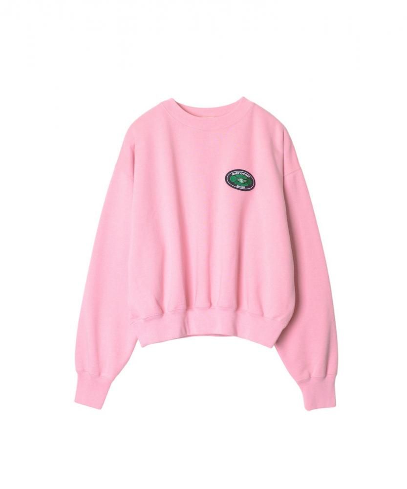 <img class='new_mark_img1' src='https://img.shop-pro.jp/img/new/icons20.gif' style='border:none;display:inline;margin:0px;padding:0px;width:auto;' />POLYCOTTON SWEAT CREW-NECK TOPS
(PINK) / HOLIDAY