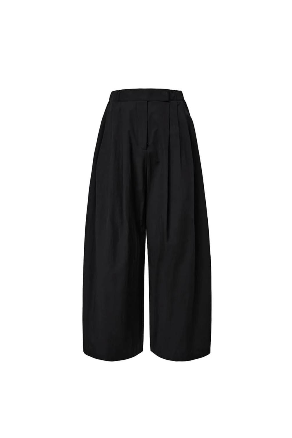 THREE TUCK BANDING PANTS / AMOMENTO