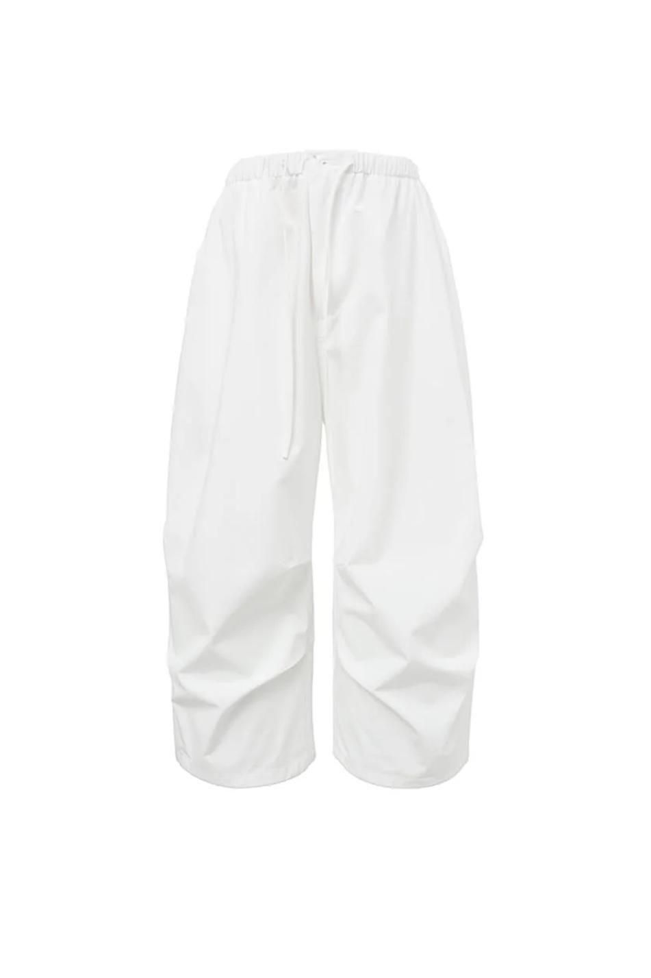 drawstring capri pants (2color) / AMOMENTO