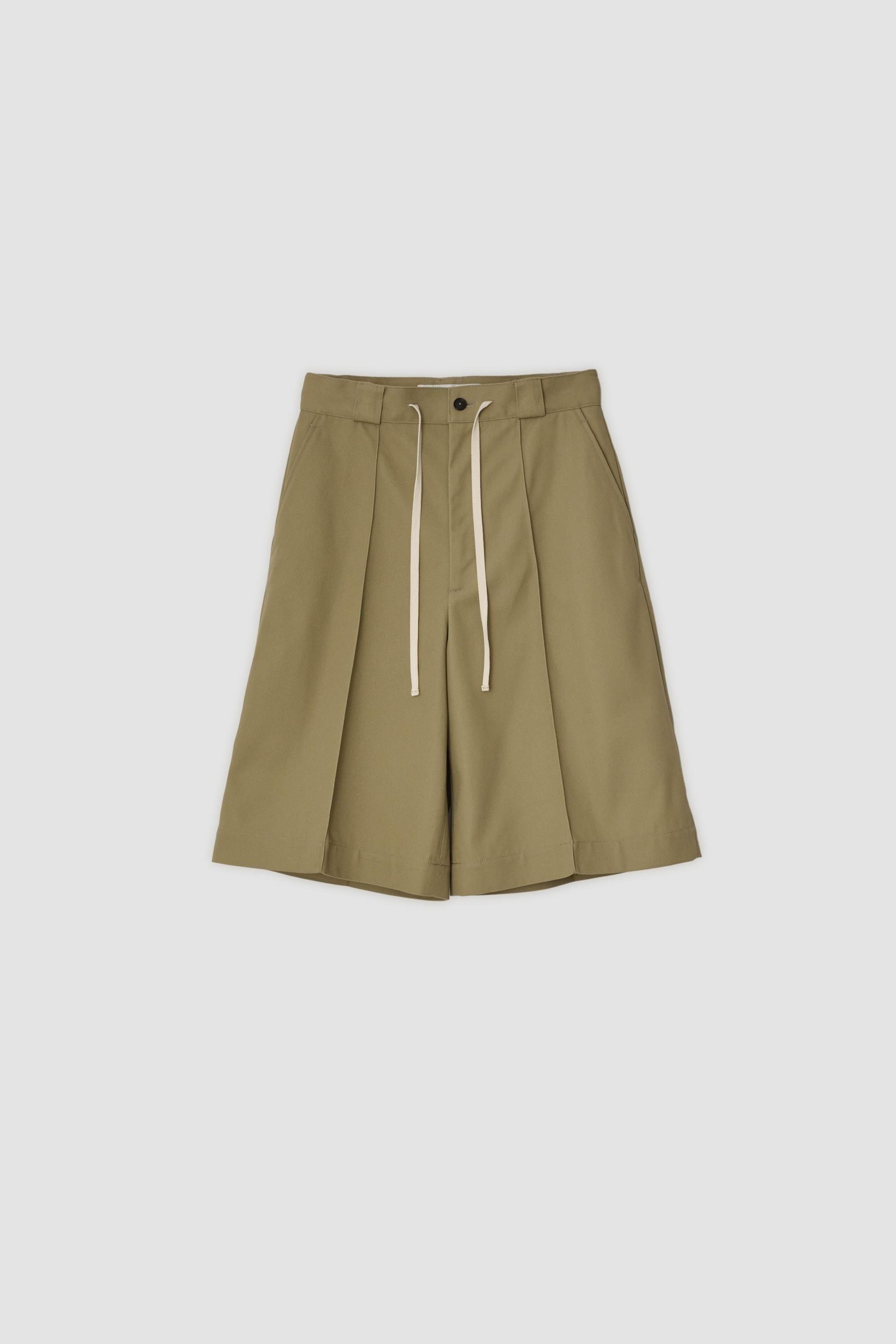 COTTON POLYESTER TWILL SHORT PANTS / janesmith 
