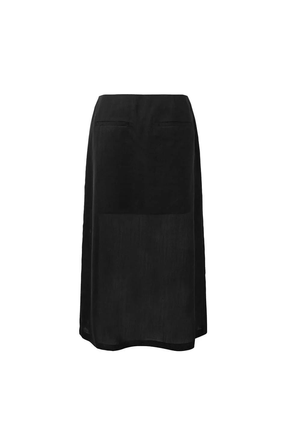 Sheer Maxi Long Skirt / AMOMENTO