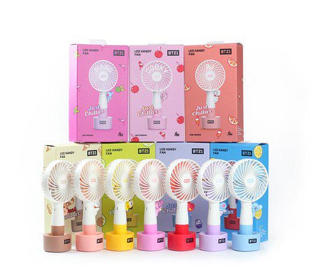 BT21 LED HANDY FAN 携帯扇風機 KOYA - TURBO OSAKA VARIETY SHOP