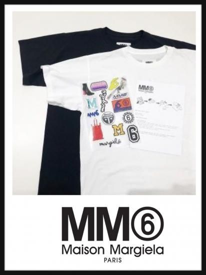 mm6 オーバーサイズTシャツ/ブラック