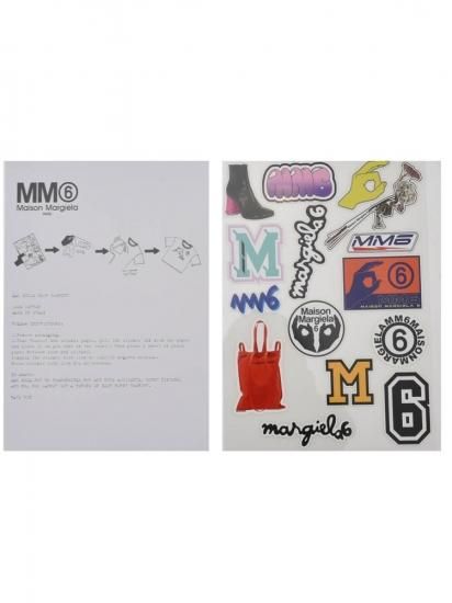 【MM6】ワッペン付きオーバーサイズTシャツ(WOMEN)【全2色】