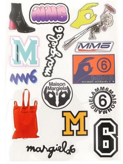 【MM6】ワッペン付きオーバーサイズTシャツ(WOMEN)【全2色】