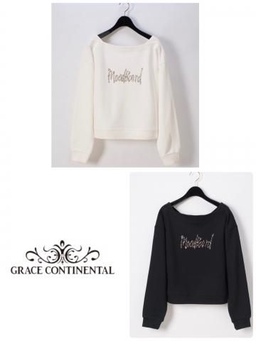 <img class='new_mark_img1' src='https://img.shop-pro.jp/img/new/icons16.gif' style='border:none;display:inline;margin:0px;padding:0px;width:auto;' />【GRACE CONTINENTAL】ドルマンロゴカットTOP【全2色】