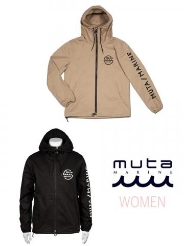 【muta MARINE】フーデッドパーカーCLEANSE(WOMEN)【全2色】