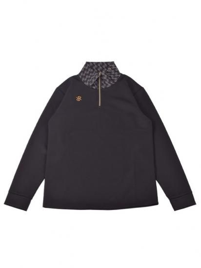 レザレクション ハーフジップ 厚めシャツ L