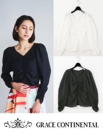 <img class='new_mark_img1' src='https://img.shop-pro.jp/img/new/icons20.gif' style='border:none;display:inline;margin:0px;padding:0px;width:auto;' />【GRACE CONTINENTAL】サッカーシャーリングトップ【全2色】