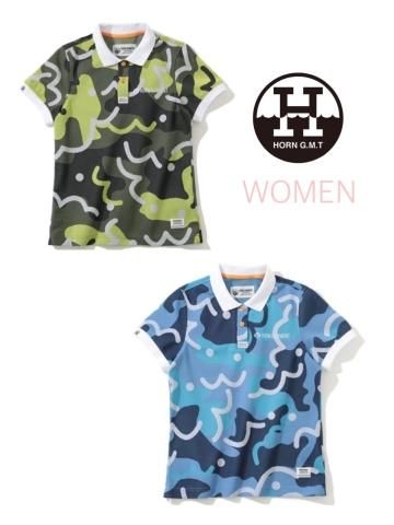 <img class='new_mark_img1' src='https://img.shop-pro.jp/img/new/icons34.gif' style='border:none;display:inline;margin:0px;padding:0px;width:auto;' />【HORN GARMENT】Roll over Polo(WOMEN)【全2色】