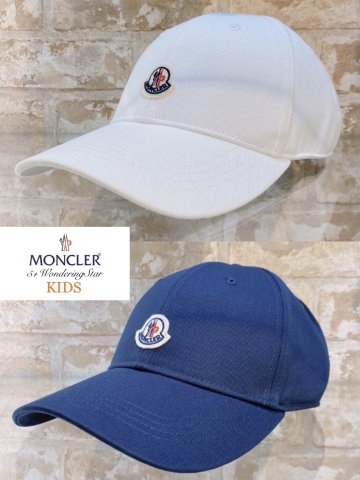 <img class='new_mark_img1' src='https://img.shop-pro.jp/img/new/icons29.gif' style='border:none;display:inline;margin:0px;padding:0px;width:auto;' />【MONCLER】KIDS BASEBALL キャップ（全2色）
