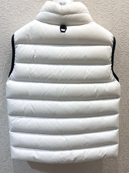 Grey Moncler Synthetic Cenis Down Gilet in White Womens Clothing Jackets Waistcoats and gilets 